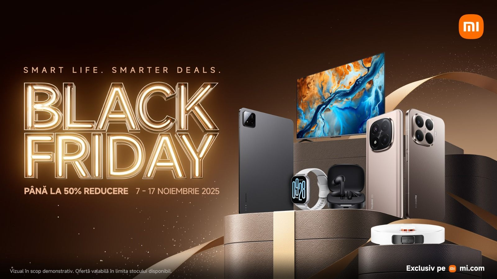 Boxă la 1 leu de Black Friday: ce reduceri are Xiaomi la telefoane și la alte dispozitive