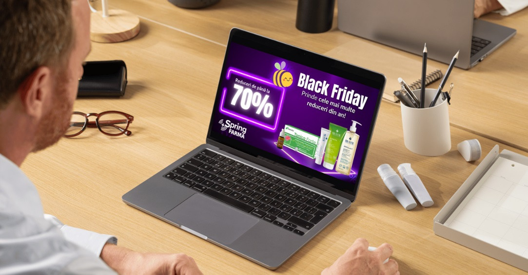 Black Friday în industria farma: detalii din spatele campaniei Spring Farma. Creștere de 53%
