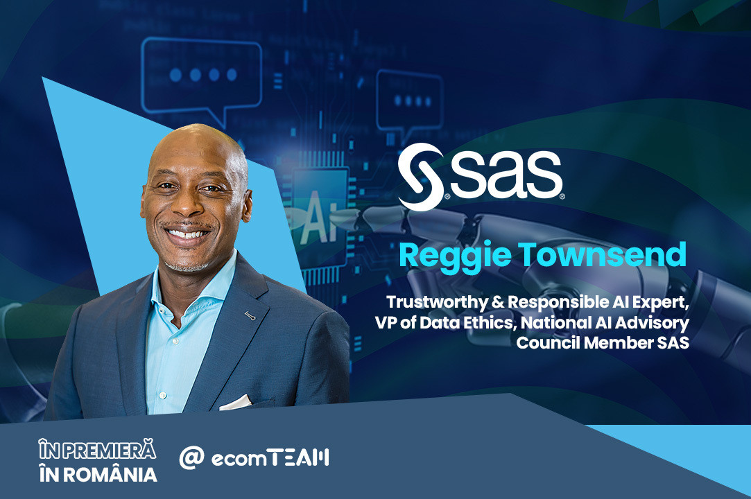 Reggie Townsend, specialistul care lucrează cu Casa Albă la definirea eticii în AI, vine pe scena ecomTEAM 2025: eCommerce în echipă